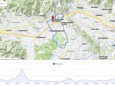 Granfondo Montecatini Terme 2016: percorso light